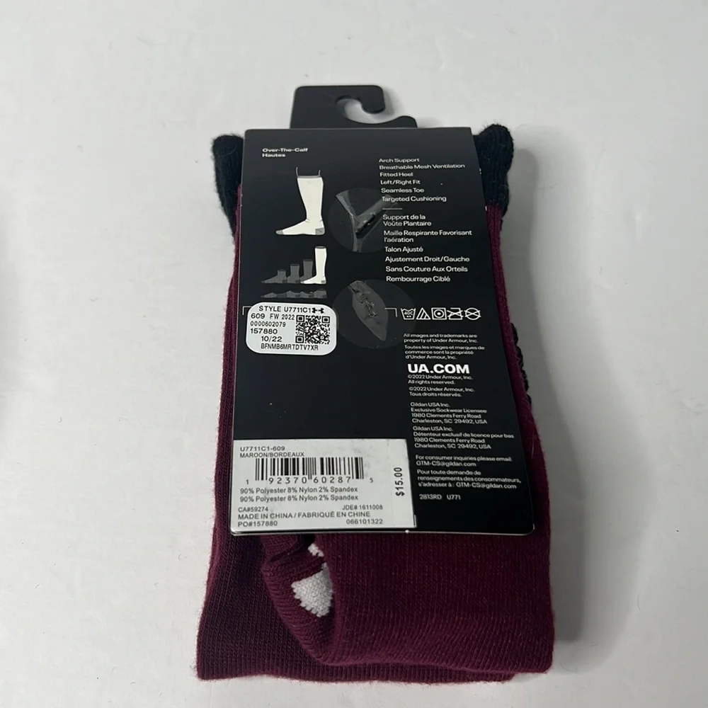 UA Team Over The Calf Socks